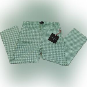 Cynthia Rowley Green Geometric Print Capris